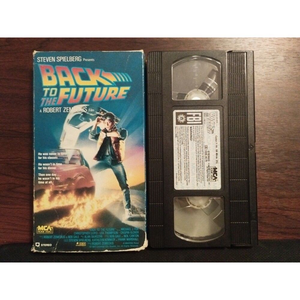Back To The Future 1985 VHS Michael J Fox